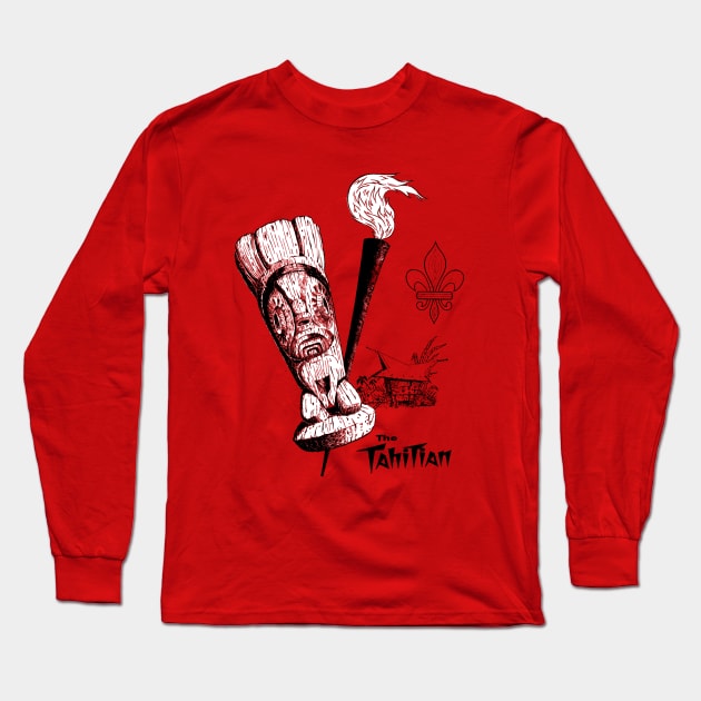 The Tahitian Tiki Long Sleeve T-Shirt by GoAwayGreen